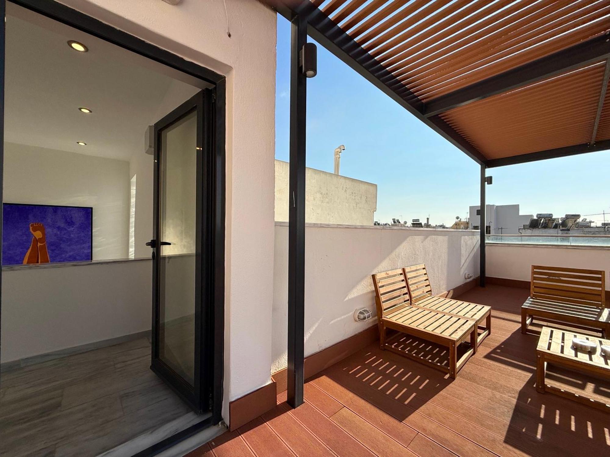 Two-Bedroom Apartment Balcony Terrace