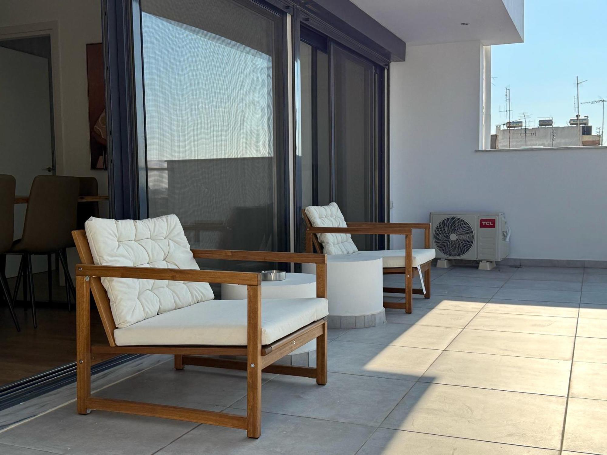 Two-Bedroom Apartment Balcony Terrace